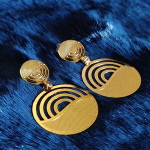 Korean Gold Earrings .