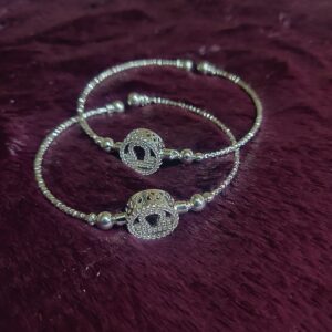 Silver Bangles Jewellery .