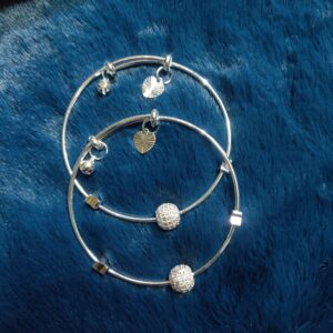 Silver Bangles Jewellery .