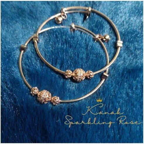 Kanak Rose Gols Bangles .